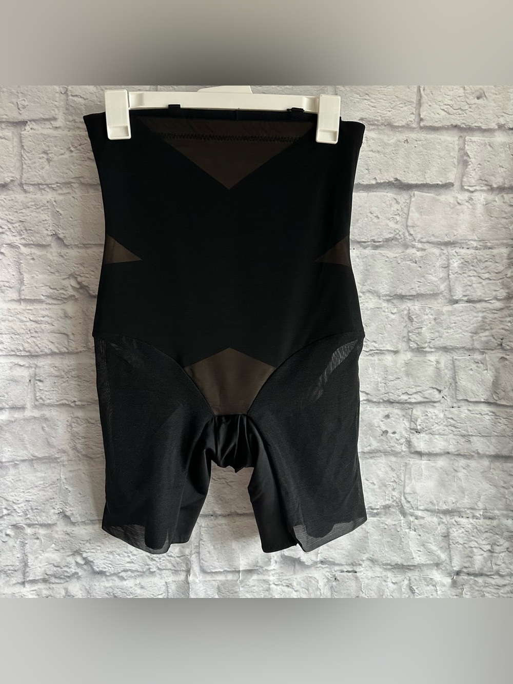 PREOWNED HONEYLOVE SUPER POWER SCULPTING SHORTS BLACK WOMENS SIZE LARGE L